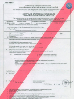 EXIII Certificate